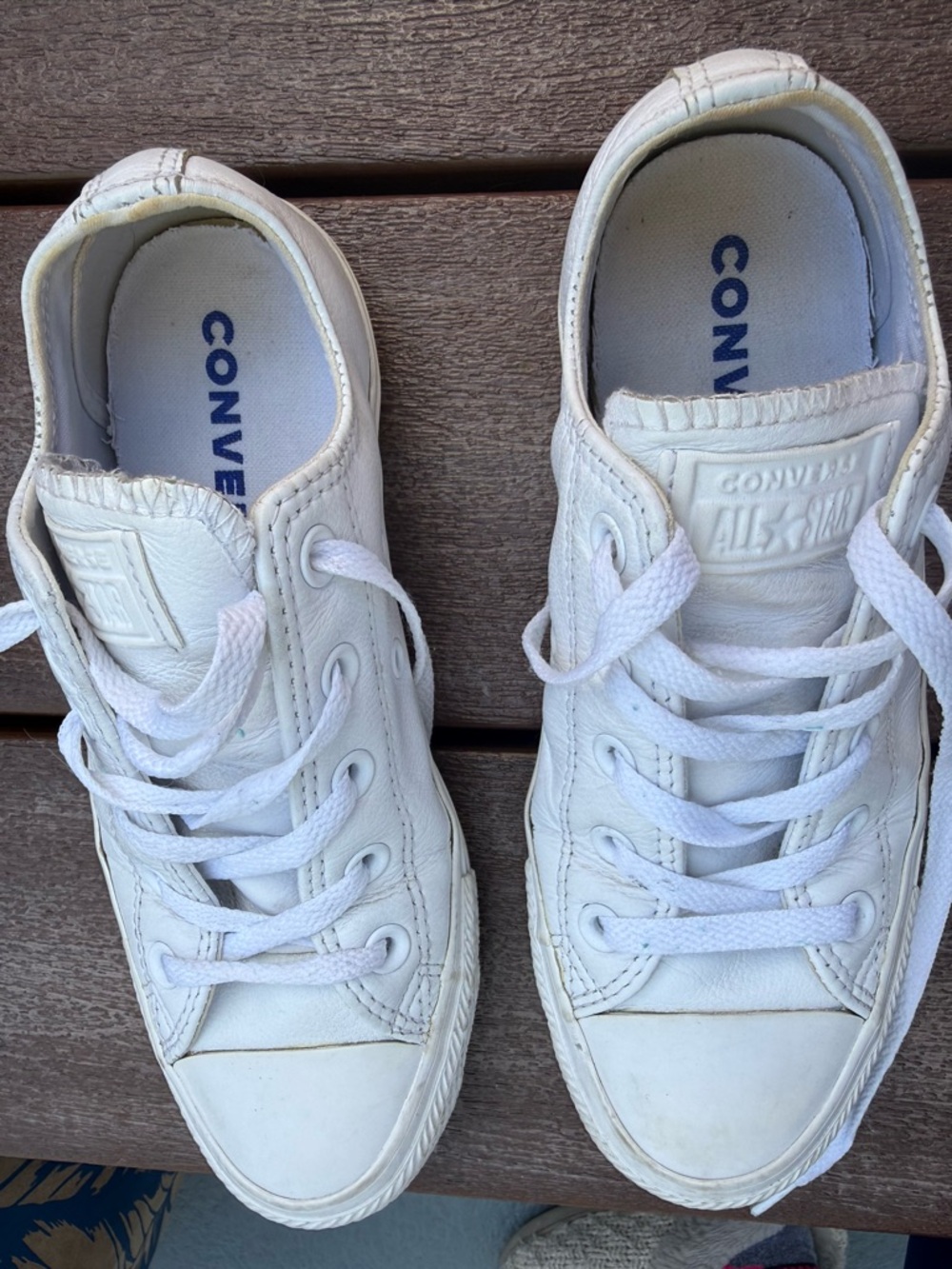 Converse White Low Top Sneakers